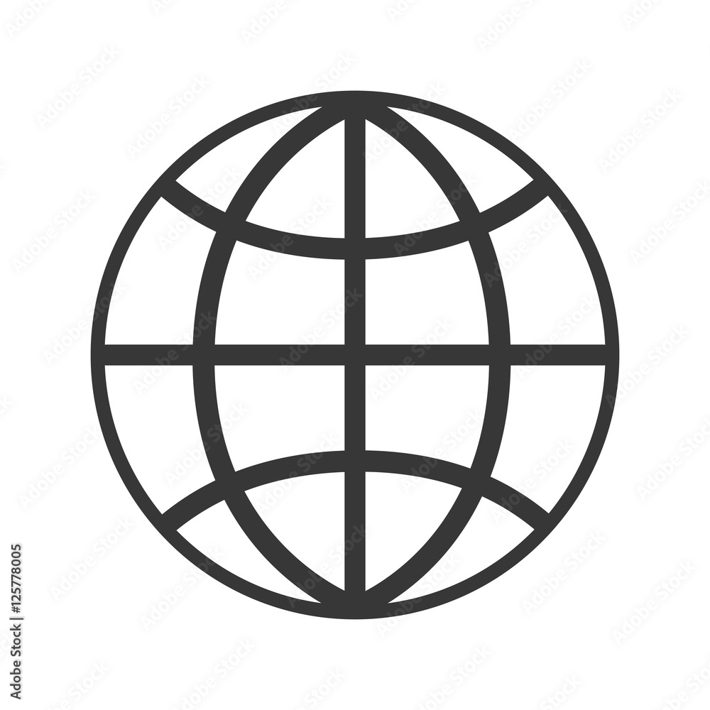 global sphere isolated icon vector illustration design global sphere isolated icon vector illustration design