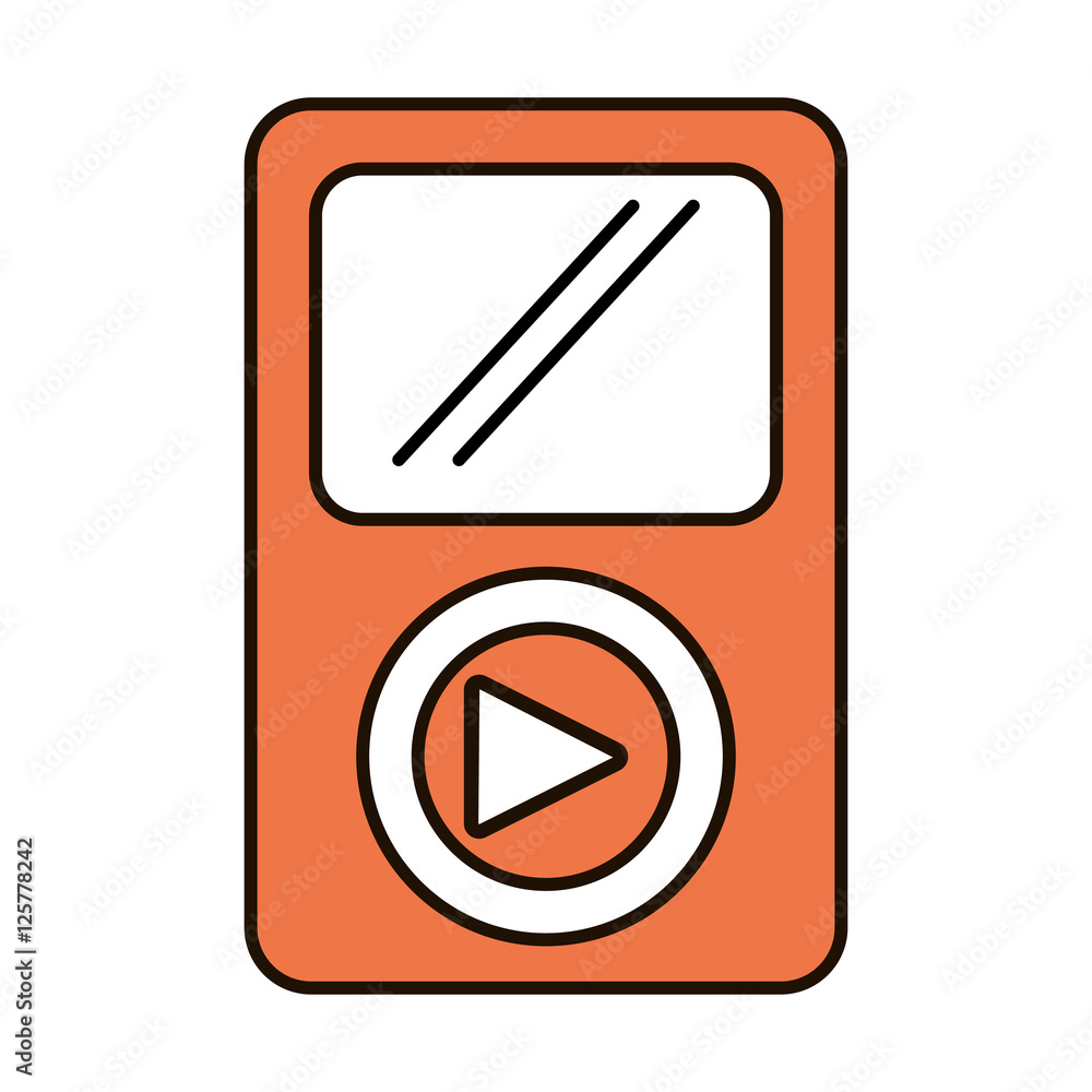 media player portable isolated icon vector illustration design media player portable isolated icon vector illustration design