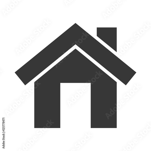home house isolated icon vector illustration design
