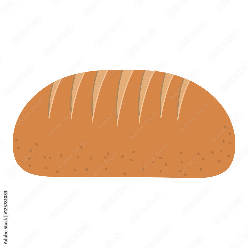 bread bakery product icon over white background. vector illustration bread bakery product icon over white background. vector illustration