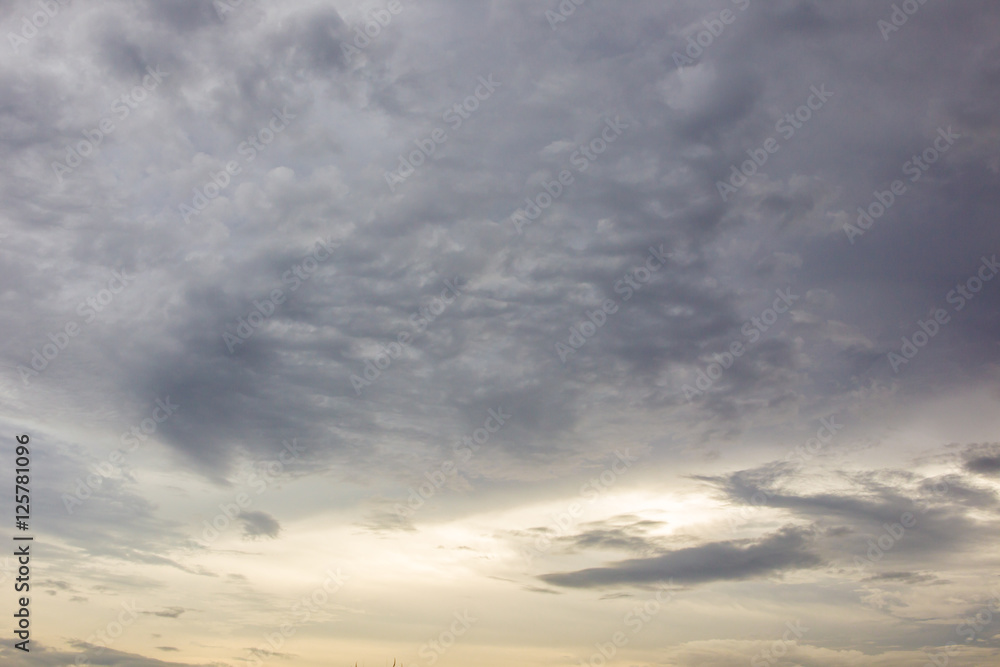 Obraz premium Sky and cloud after big raining.