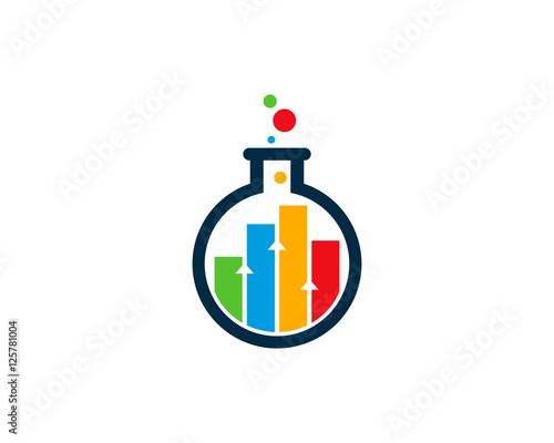 Business Lab Stats Logo Design Template