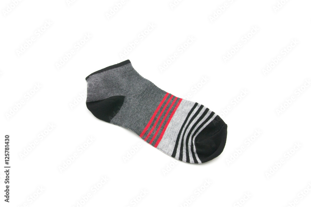 sock on white background sock on white background
