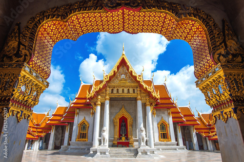 Marble Temple in Bangkok, Thailand. © tawatchai1990