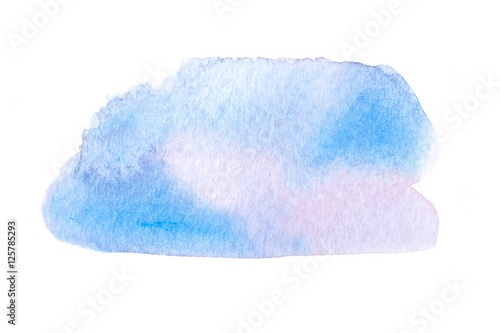 Abstract watercolor brush stroke background.