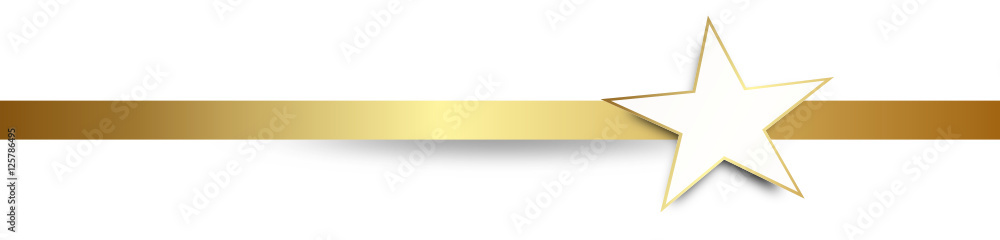 Obraz premium Gold Welle Sterne