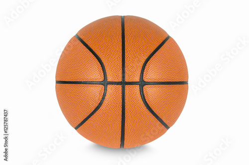 Basketball isolated on white background