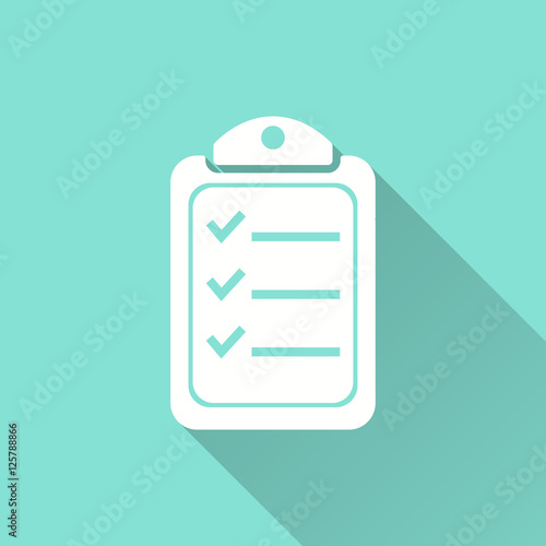 Clipboard - vector icon.