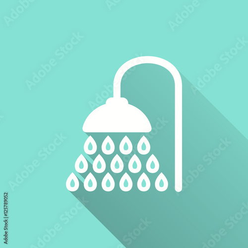 Shower - vector icon.