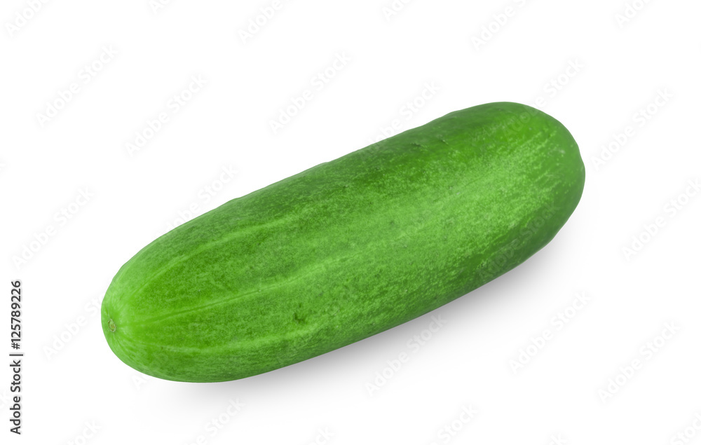 Cucumber sliced isolated on white background Cucumber sliced isolated on white background