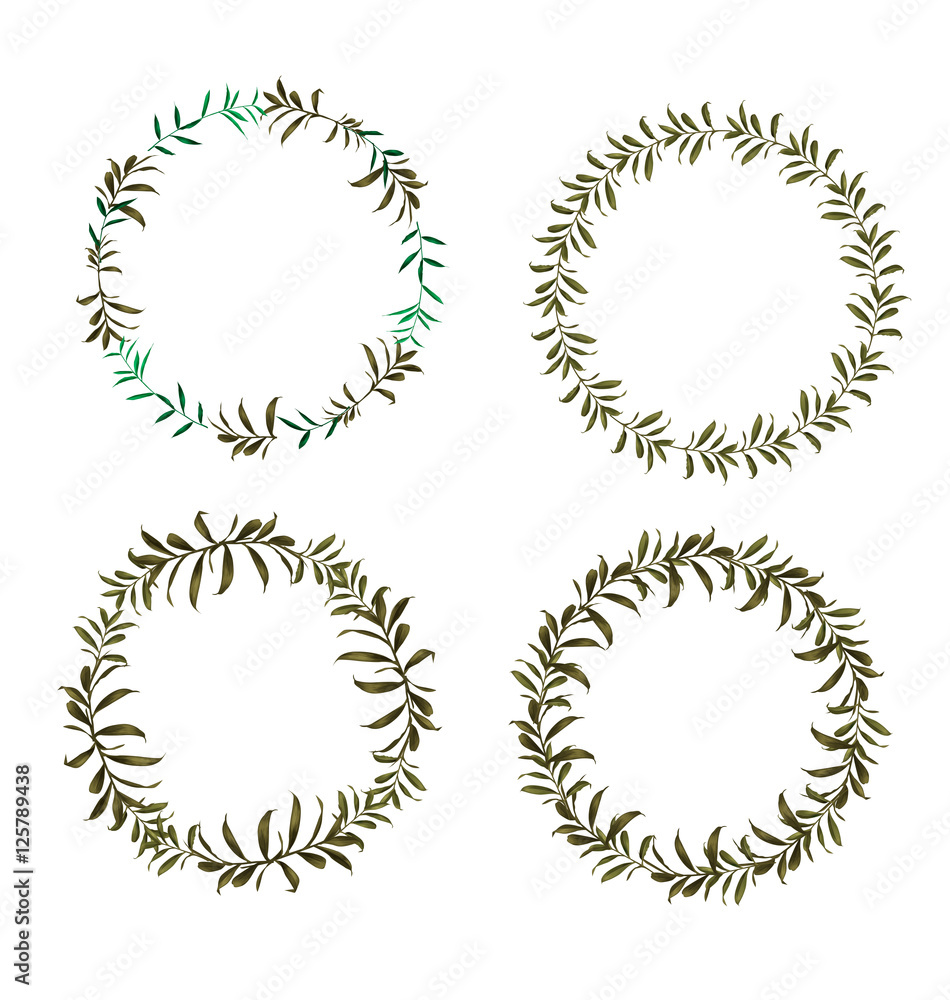 foliage border set foliage border set