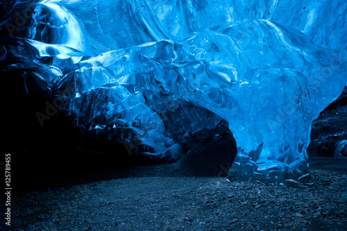 Symphony of blue - Ice cave - iceland