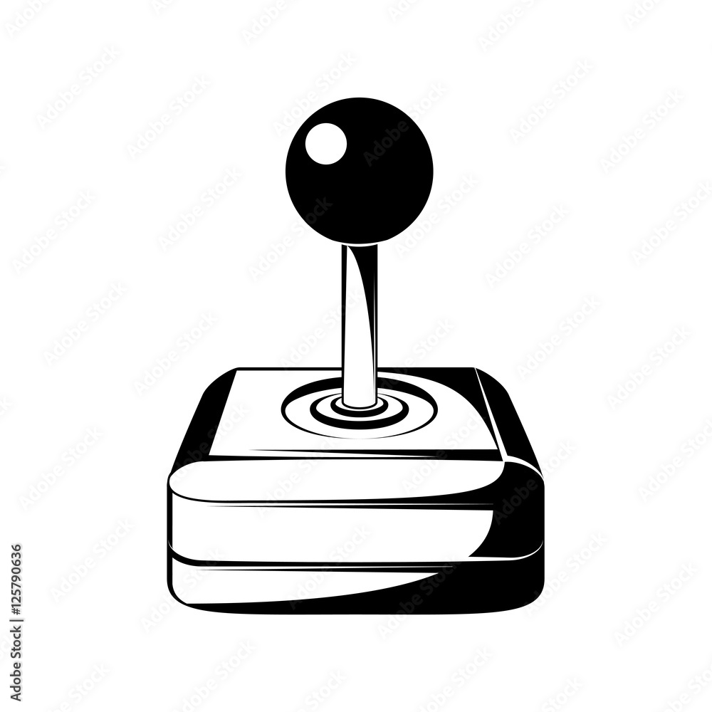 Joystick Computer Video Game. Vector illustration. Isolated Joystick Computer Video Game. Vector illustration. Isolated