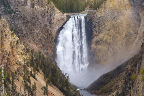 Lower fall of Yellowstone National Park