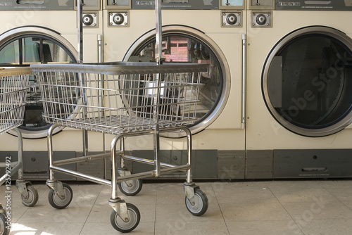 Canvas Print Laundry shop