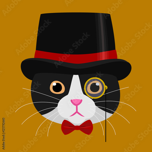 Cat with tophat