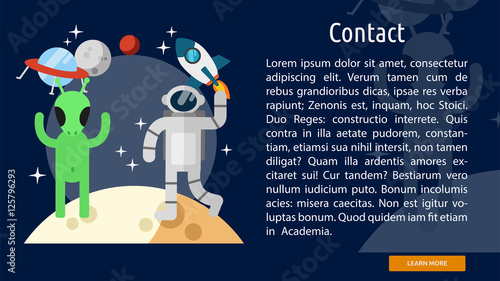 Contact Conceptual Banner