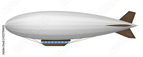 Airship vector illustration