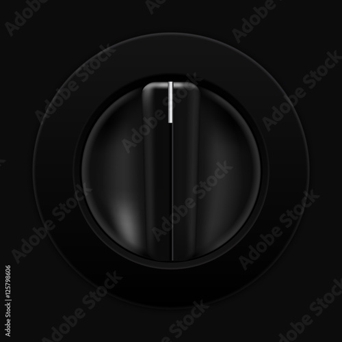Universal blank selector. Car dashboard black switch