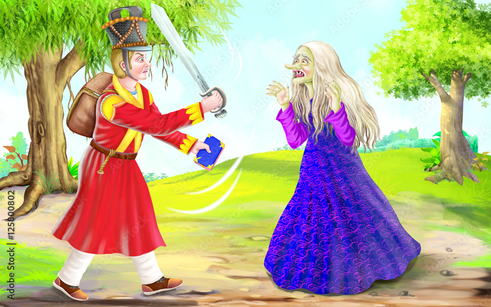 The Magic Tinderbox Story 8 9 Stock Illustration Adobe Stock