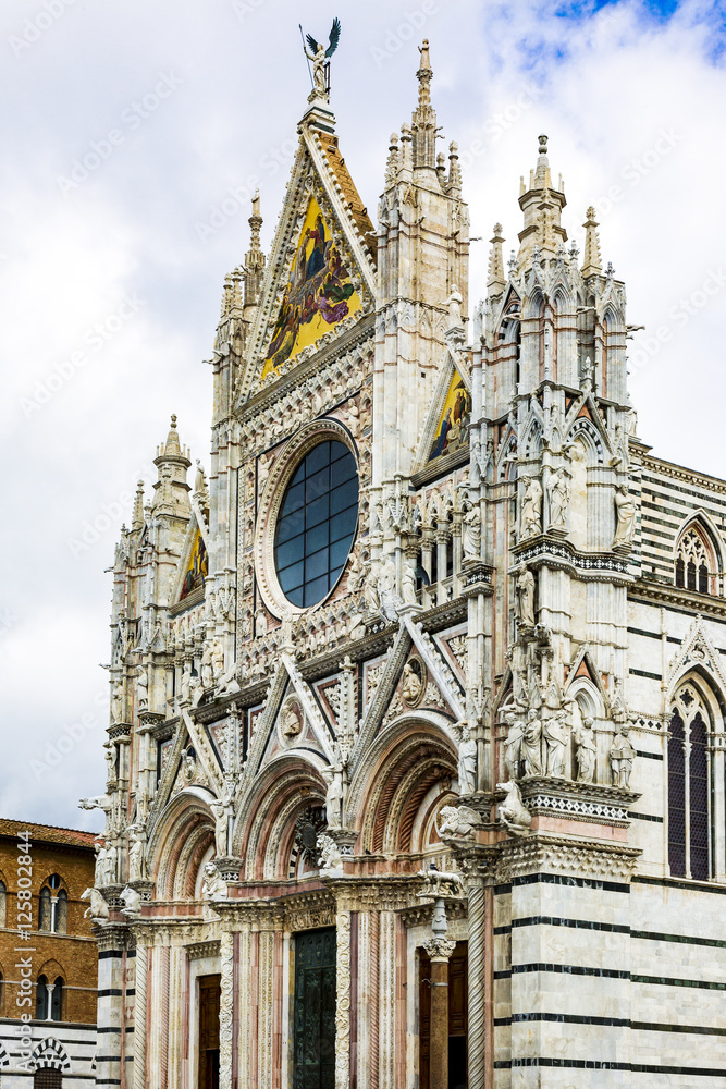 Cathedral of Siena in Tuscany