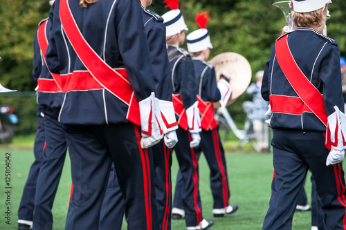 Details from a showband, fanfare our drumband with Instruments © fotografiecor
