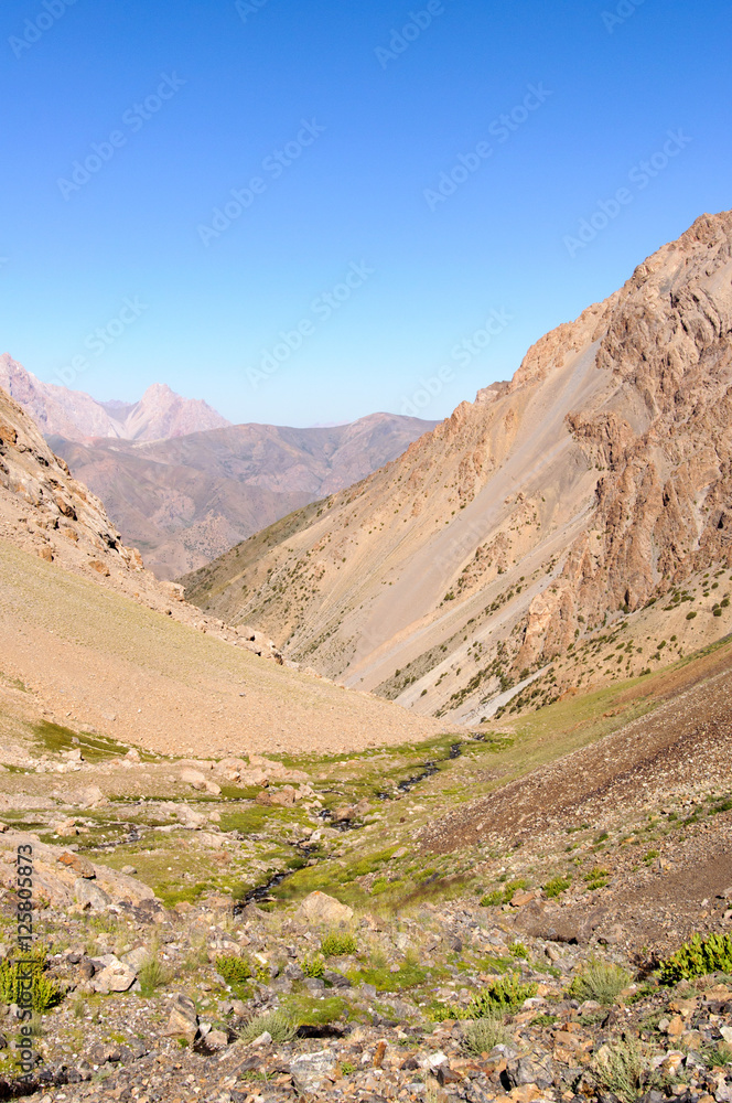 rocky mountain gorge on the background of the sky rocky mountain gorge on the background of the sky