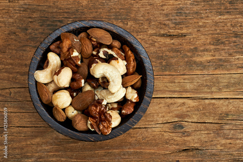 Bowl of mixed nuts