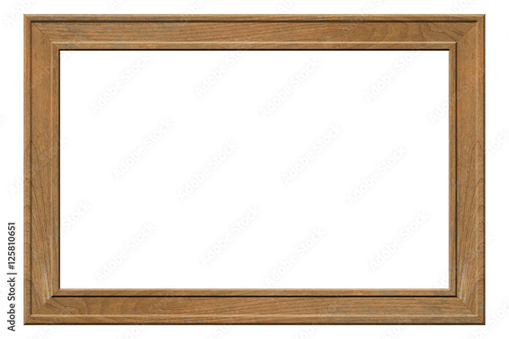 photo frame isolated on white background with clipping path