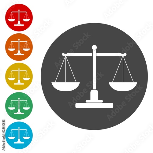 Justice Scale Icon 