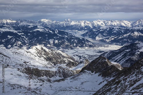 Valley of Zell am see between Alp ridges © Arkadii Shandarov