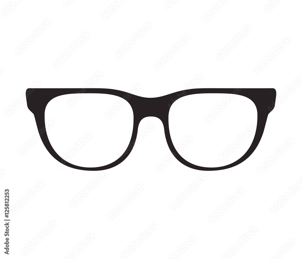 glasses optical accessory icon over white background. vector illustration glasses optical accessory icon over white background. vector illustration