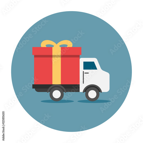 Truck delivey gift box