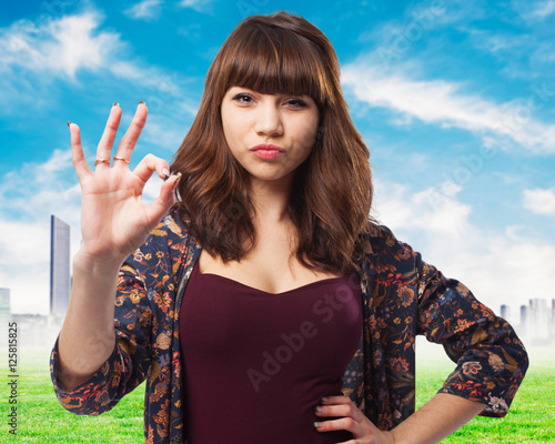 woman doing allright
