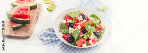 Watermelon salad