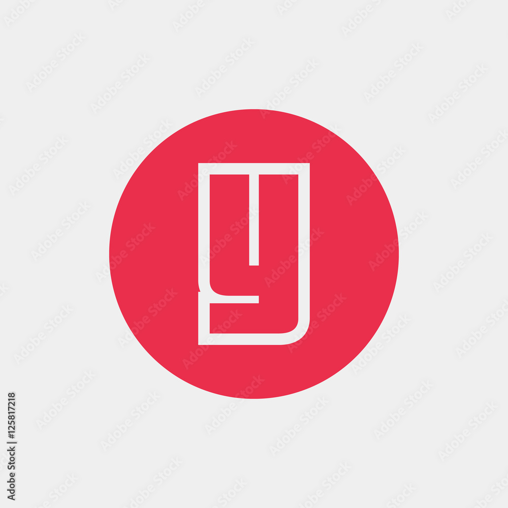 Letter Y vector, logo. Useful as branding symbol, identity, alphabet element, circle app icon, clip art and illustration. Letter Y vector, logo. Useful as branding symbol, identity, alphabet element, circle app icon, clip art and illustration.