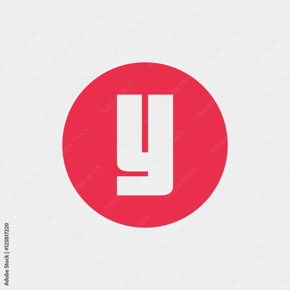 Letter Y vector, logo. Useful as branding symbol, identity, alphabet element, circle app icon, clip art and illustration. Letter Y vector, logo. Useful as branding symbol, identity, alphabet element, circle app icon, clip art and illustration.