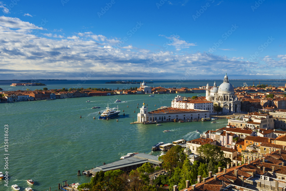 bird's eye view of Venice. Italy.