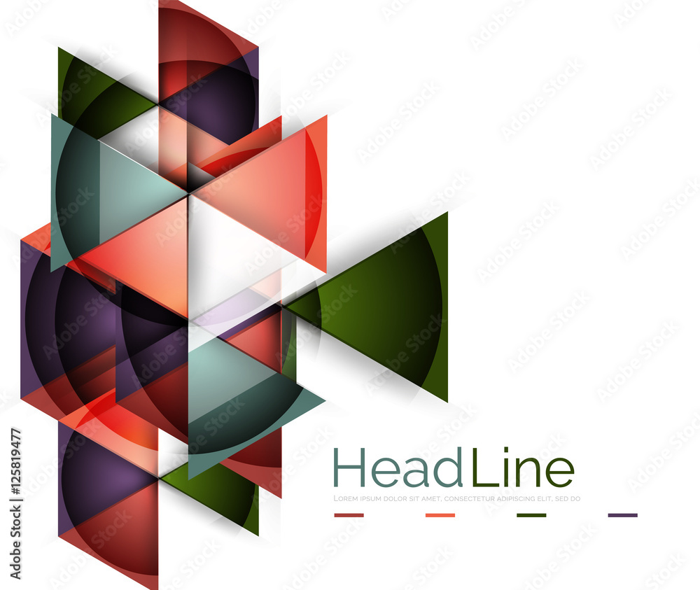 Triangle abstract background Triangle abstract background