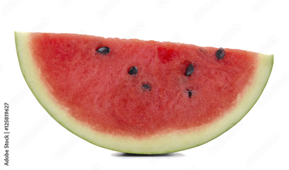 Sliced ripe watermelon isolated on white background Sliced ripe watermelon isolated on white background