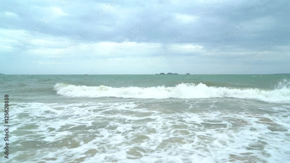 Ocean seascape with large wave Ocean seascape with large wave