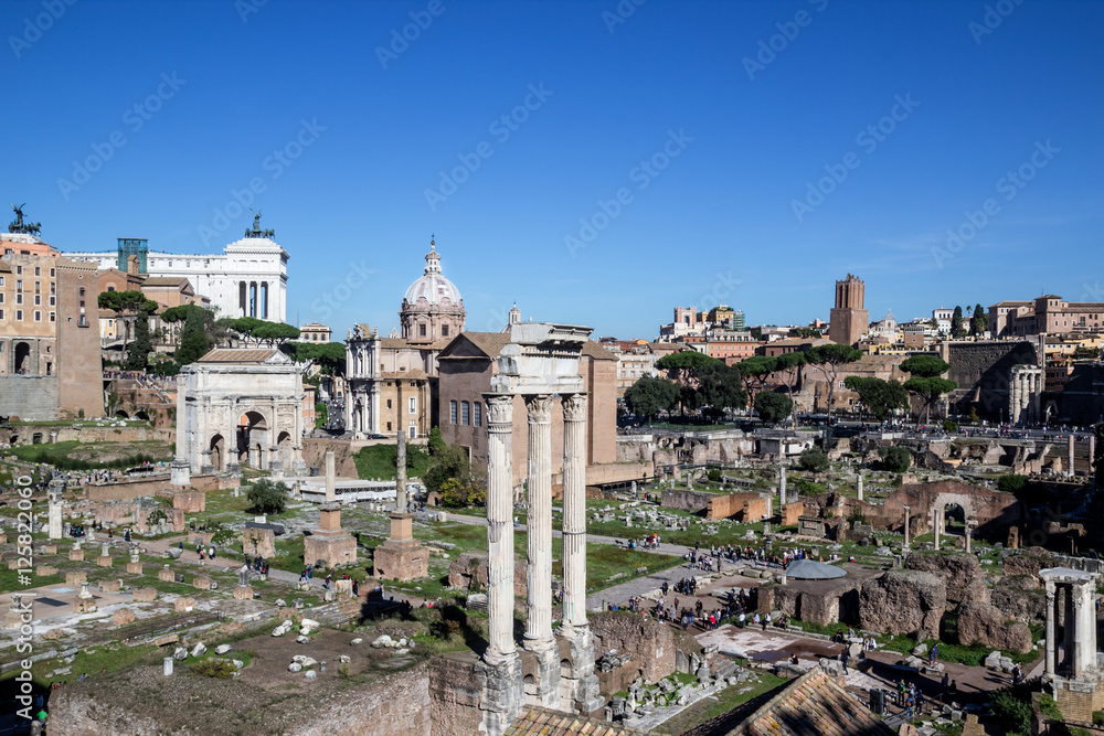 Roma Veduta del Foro Romano