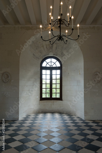 Chateau de Chenanceau in the Loire Valley in France