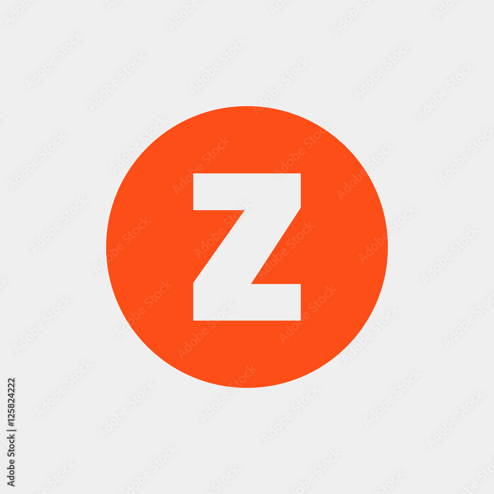 Letter Z vector, logo. Useful as branding symbol, identity, alphabet element, circle app icon, clip art and illustration. Letter Z vector, logo. Useful as branding symbol, identity, alphabet element, circle app icon, clip art and illustration.