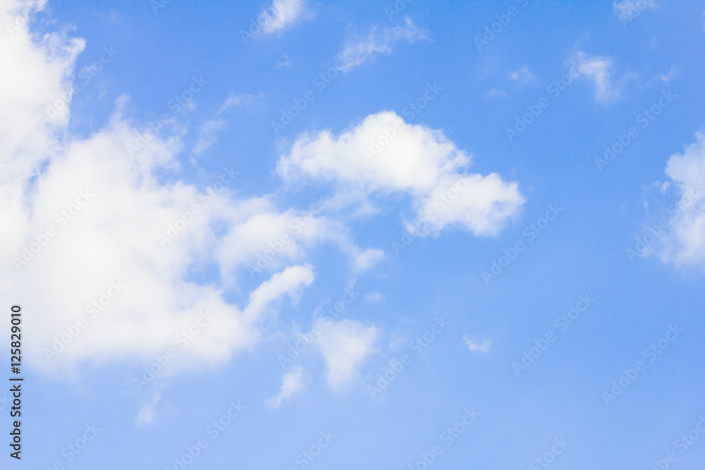 Blue sky with clouds background Blue sky with clouds background