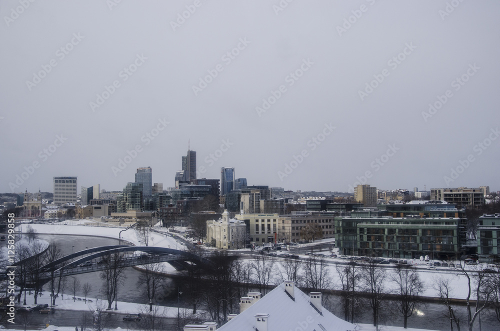 Vilnius panorama overview