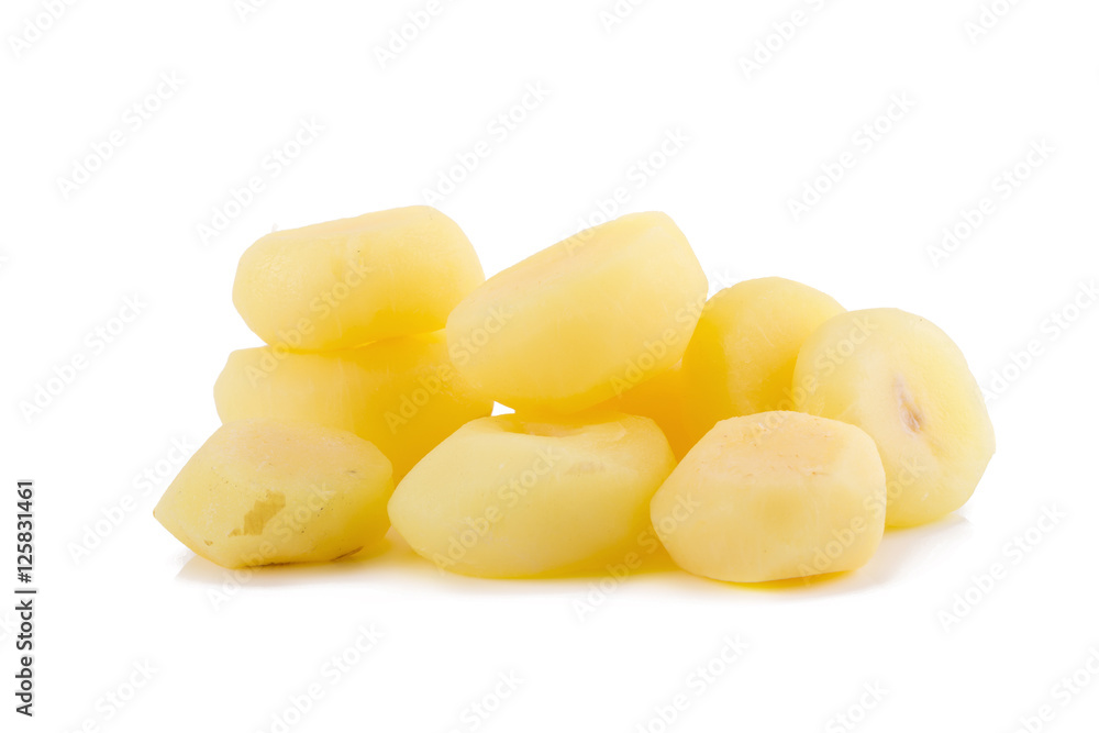 Water chestnut in white background Water chestnut in white background