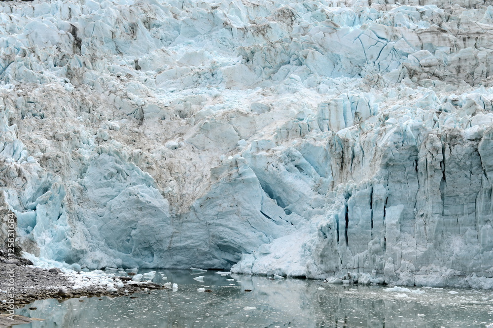 Pia glacier on the archipelago of Tierra del Fuego. Pia glacier on the archipelago of Tierra del Fuego.