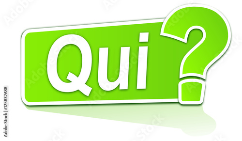 qui sur étiquette verte