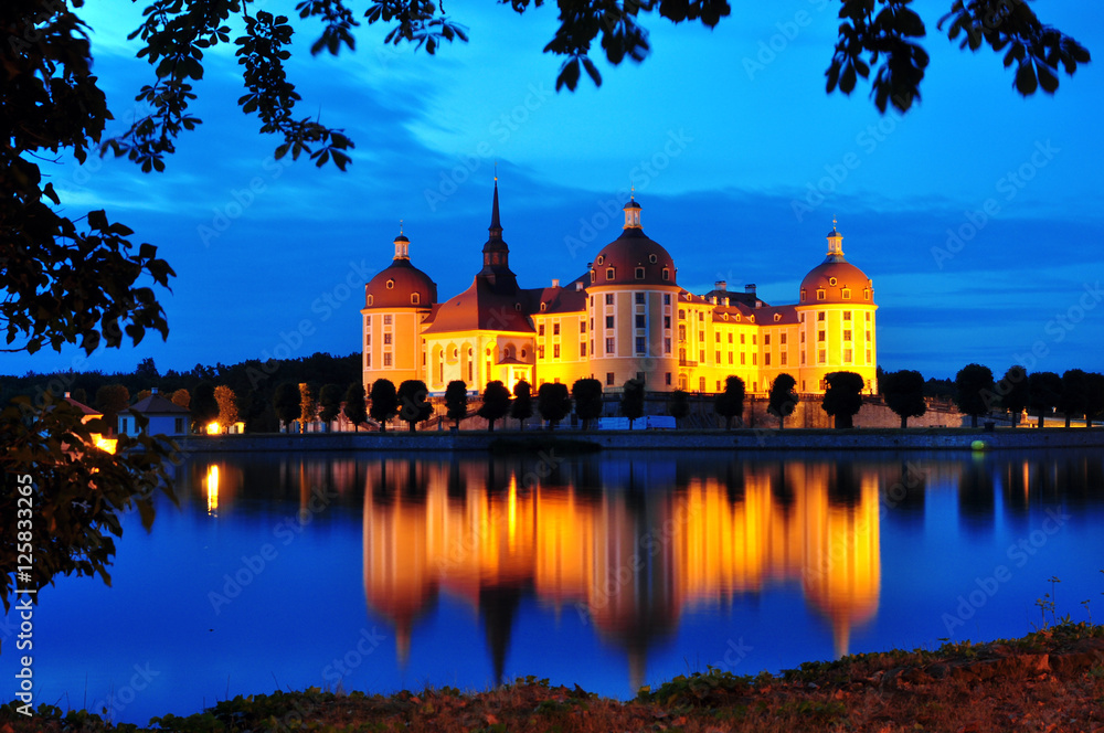 castle Moritzburg, Saxony, Germany 